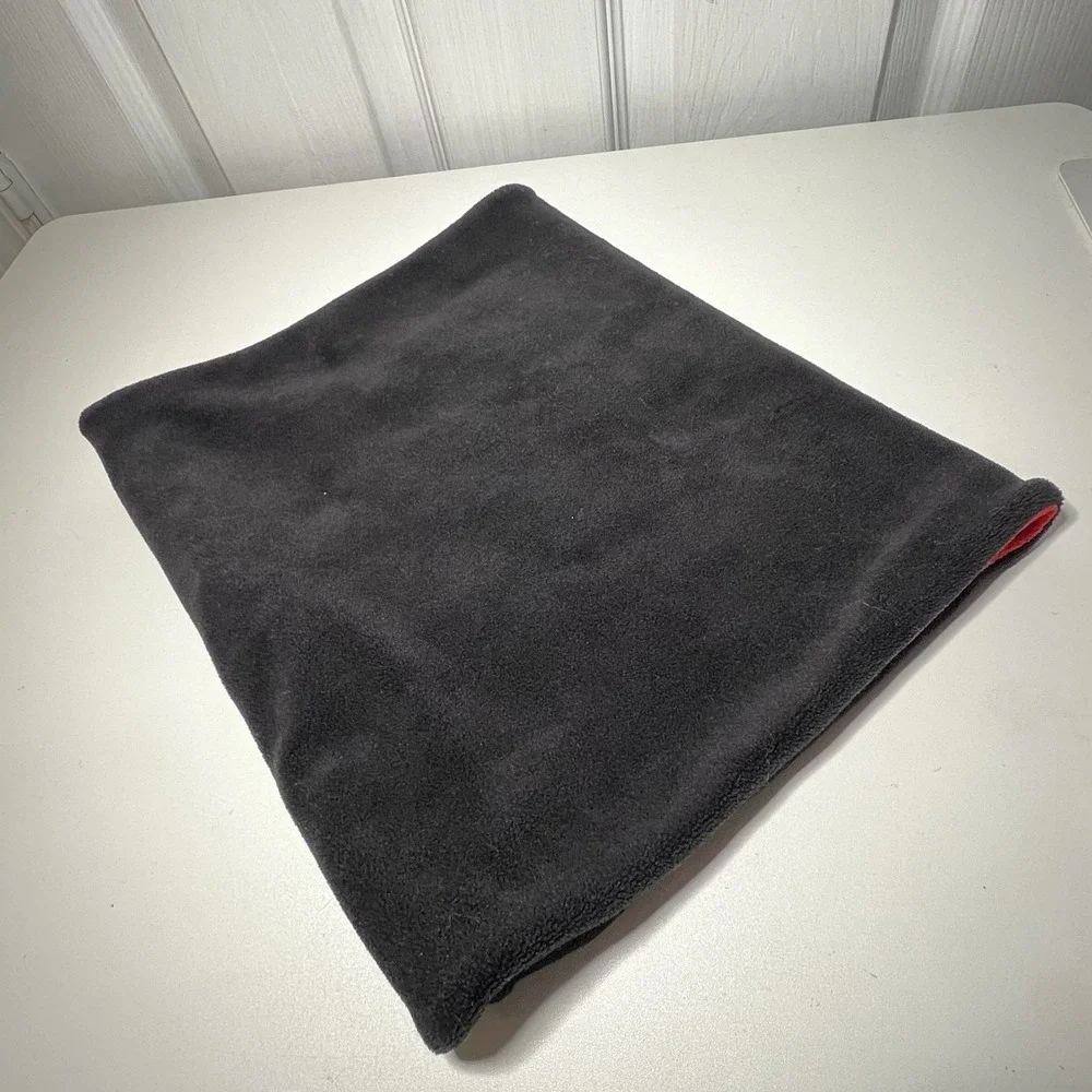 Reversible Kids' Winter Fleece Balaclava Ski‎ Mask Black Red